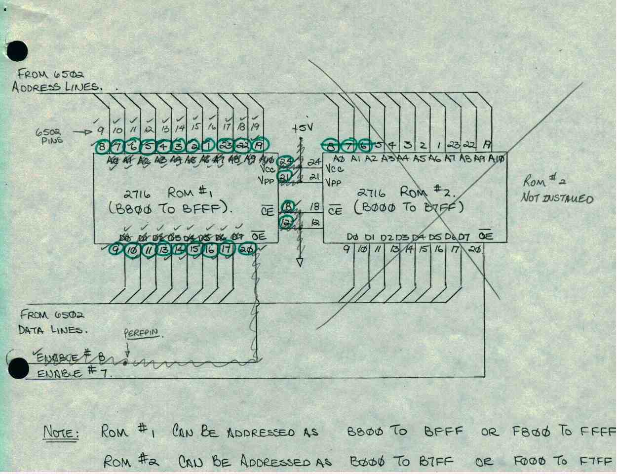 6502 Single Board Computer 4 K ROM Bank